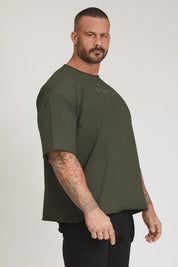 Cămașă pentru bărbați WorkOut Extra Large Verde militar