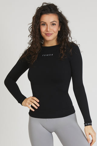 Maglia sportiva tecnica donna Manica Lunga con tecnologia FIR 
FGM04 Manica Lunga Sport Unisex Nero - FGM04 - Maglie e Top - fgm04