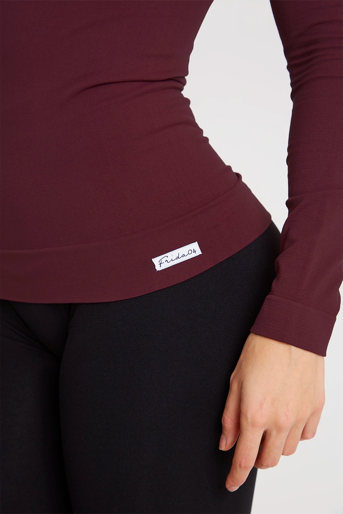 Maglia sportiva tecnica donna Manica Lunga con tecnologia FIR Snellente Merlot 2.0 - FGM04 - Maglie e Top - fgm04