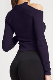 Maglia Nyx Spalle Scoperte Blu - FGM04