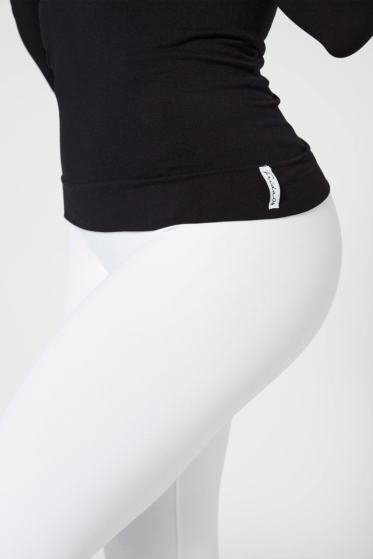 Maglia sportiva tecnica donna Manica Lunga con tecnologia FIR Snellente Nero 2.0 - FGM04 - Maglie e Top - fgm04