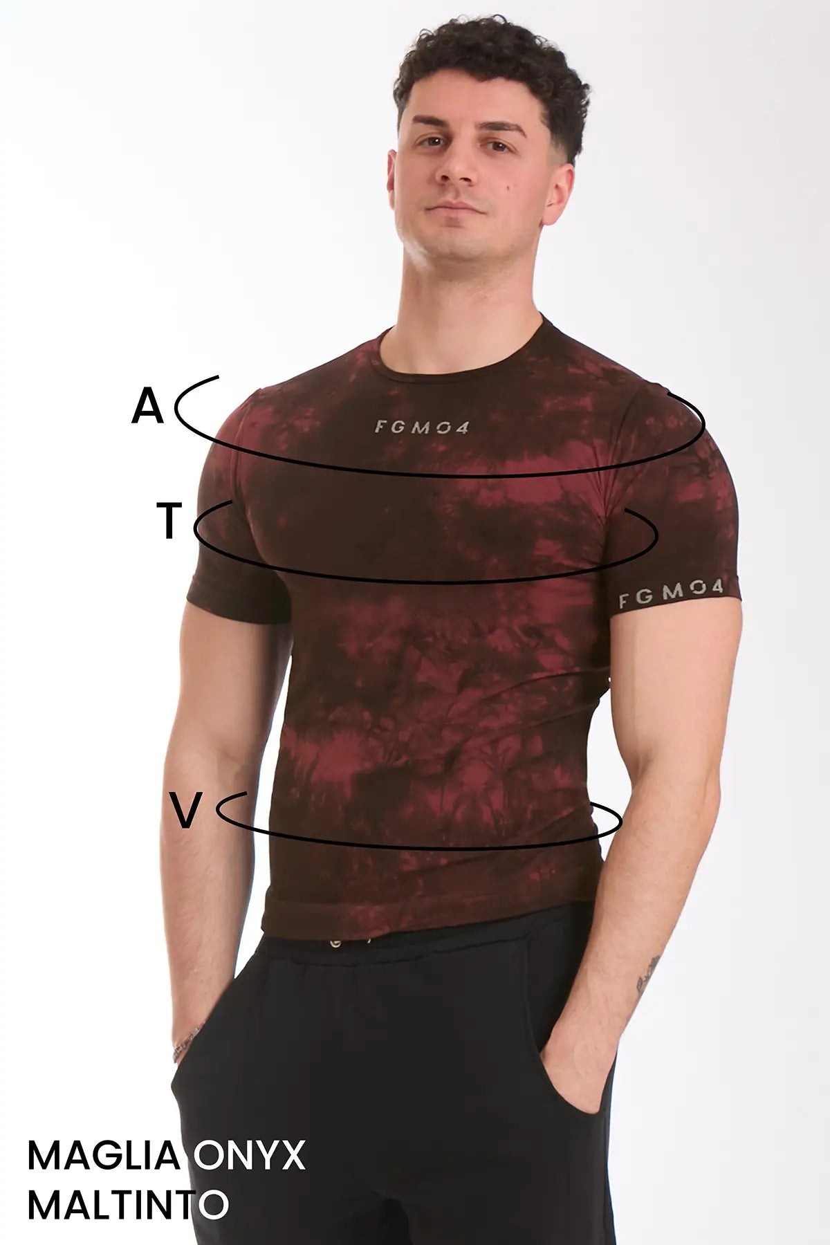 Guida alle taglie: Maglia Uomo Onyx
