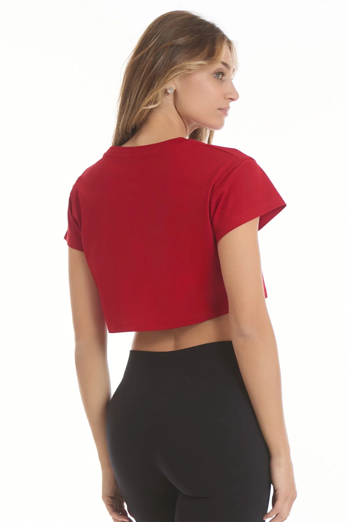T-Shirt Crop Focus Fgm04 Rosso - FGM04 - Linea Ikonic - fgm04