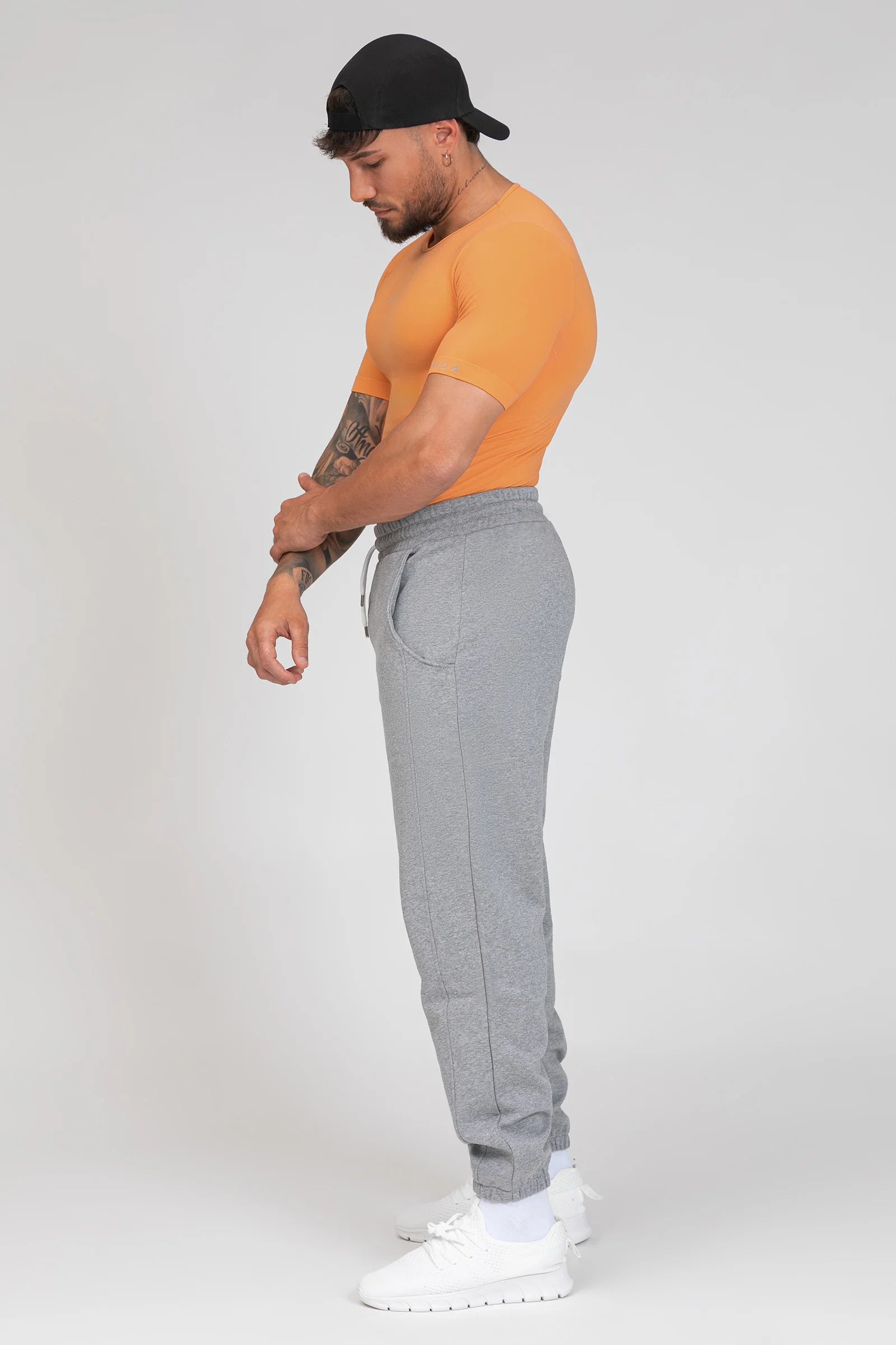 Maglia sportiva tecnica uomo Manica corta con tecnologia FIR Ikonic Sport Unisex Arancione - FGM04 - Linea Ikonic Uomo - fgm04