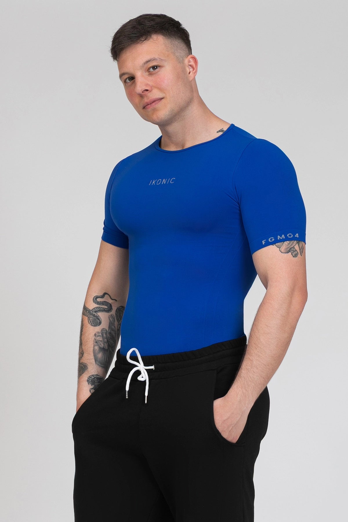 Maglia Ikonic Sport Unisex Blu elettrico - FGM04 - Linea Ikonic Uomo - fgm04