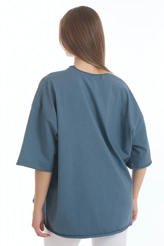 Maglia WorkOut Extra Large Blu Stellare