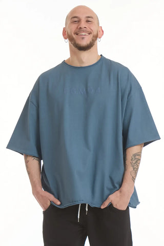 Maglia WorkOut Extra Large Uomo Blu Stellare