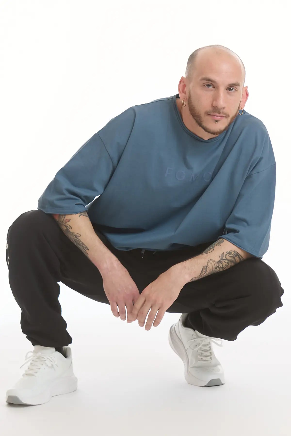 Maglia WorkOut Extra Large Uomo Blu Stellare - FGM04 - Linea Ikonic Uomo - fgm04