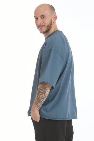 Maglia WorkOut Extra Large Uomo Blu Stellare