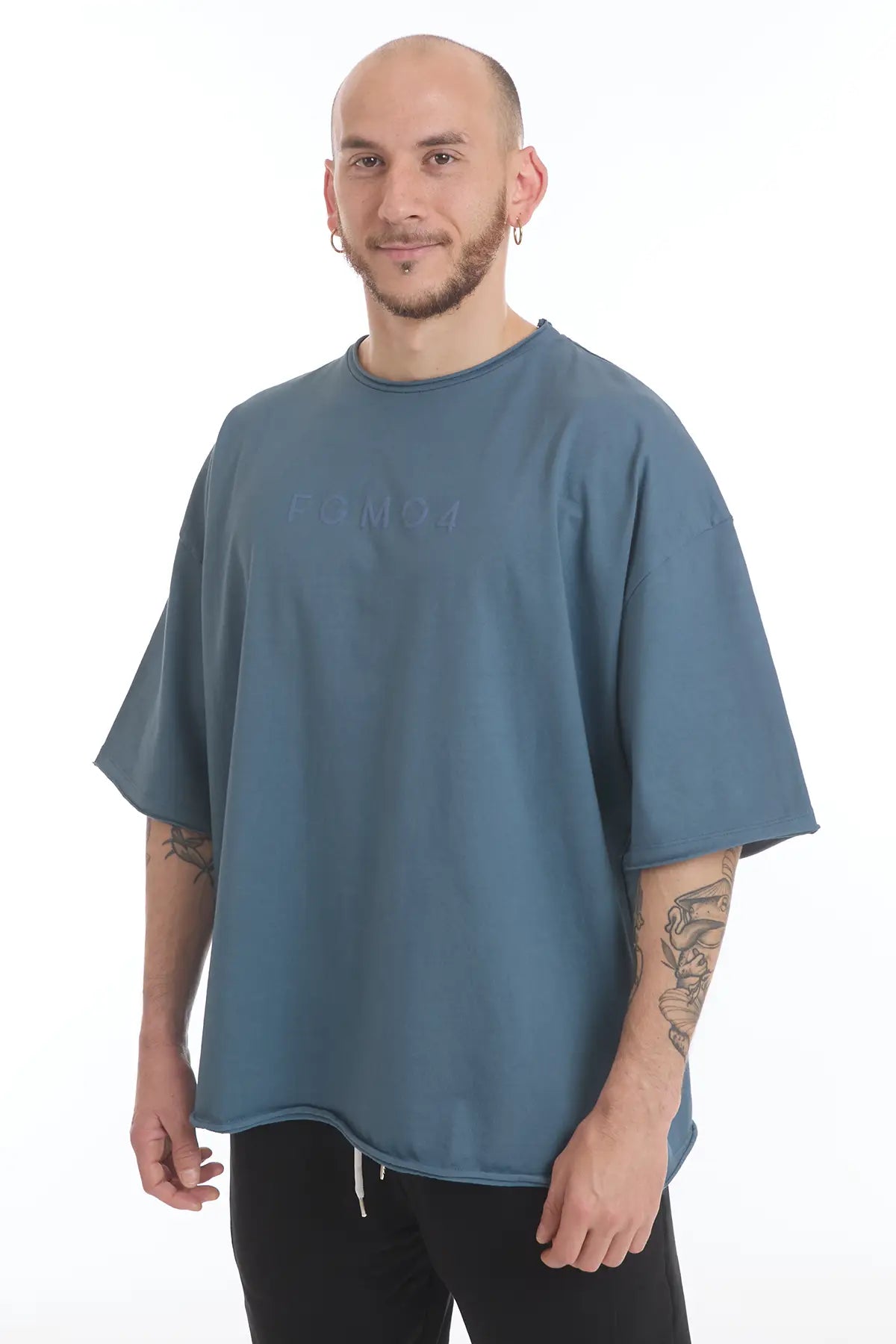 Maglia WorkOut Extra Large Uomo Blu Stellare - FGM04 - Linea Ikonic Uomo - fgm04