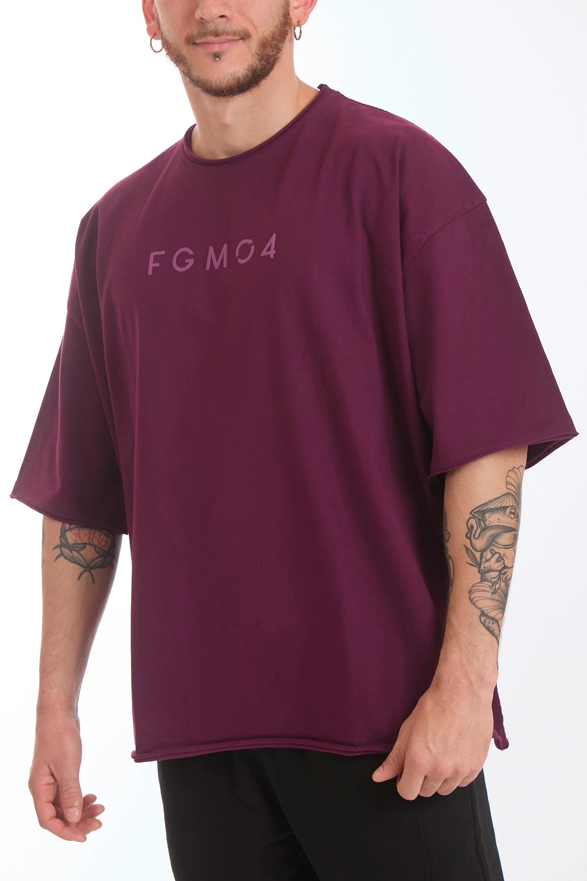 Maglia WorkOut Extra Large Uomo Dark Purple - FGM04 - Linea Ikonic Uomo - fgm04