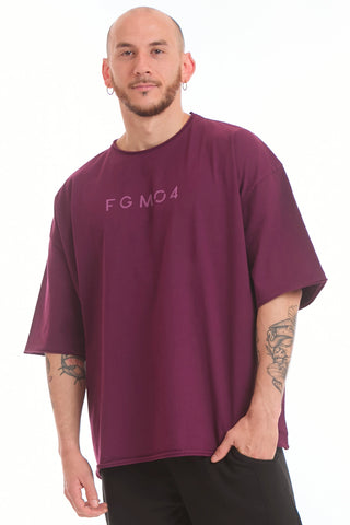 Maglia WorkOut Extra Large Uomo Dark Purple
