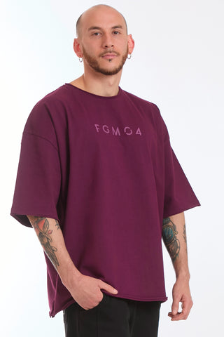 Maglia WorkOut Extra Large Uomo Dark Purple