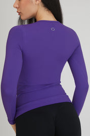 Maglia FGM04 Manica Lunga Sport Unisex Viola