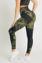 Leggings Maltinto Verde Purgatorio - FGM04