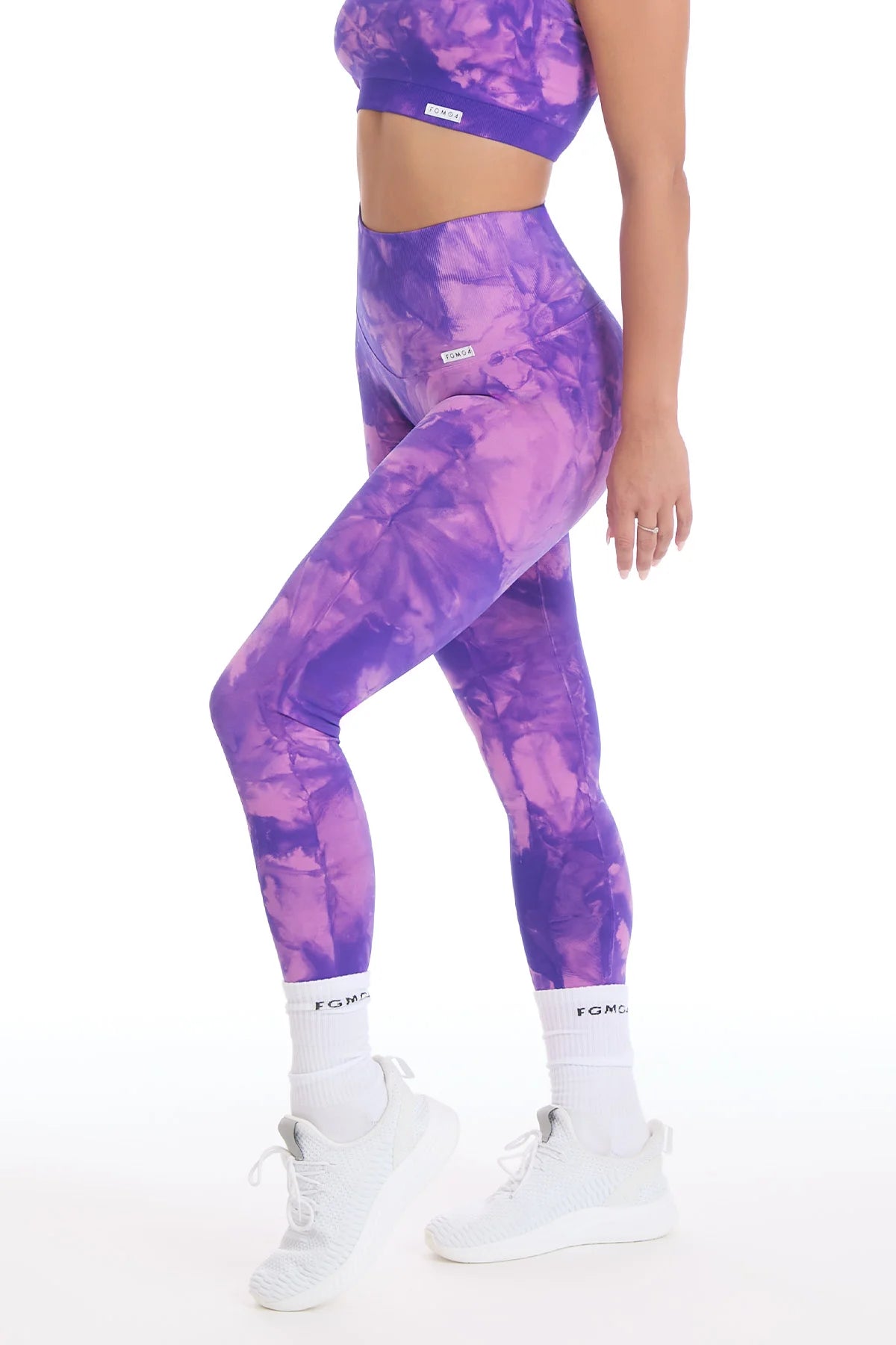 Leggings Push Up Elements Etere Rosa Viola - FGM04 - LEGGINGS ANTICELLULITE - fgm04