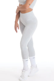 Leggings Push Up Marmo Grigio Perla - FGM04 - LEGGINGS ANTICELLULITE - fgm04