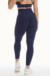 Leggings Push Up Materia Blu Notte - FGM04 - LEGGINGS ANTICELLULITE - fgm04