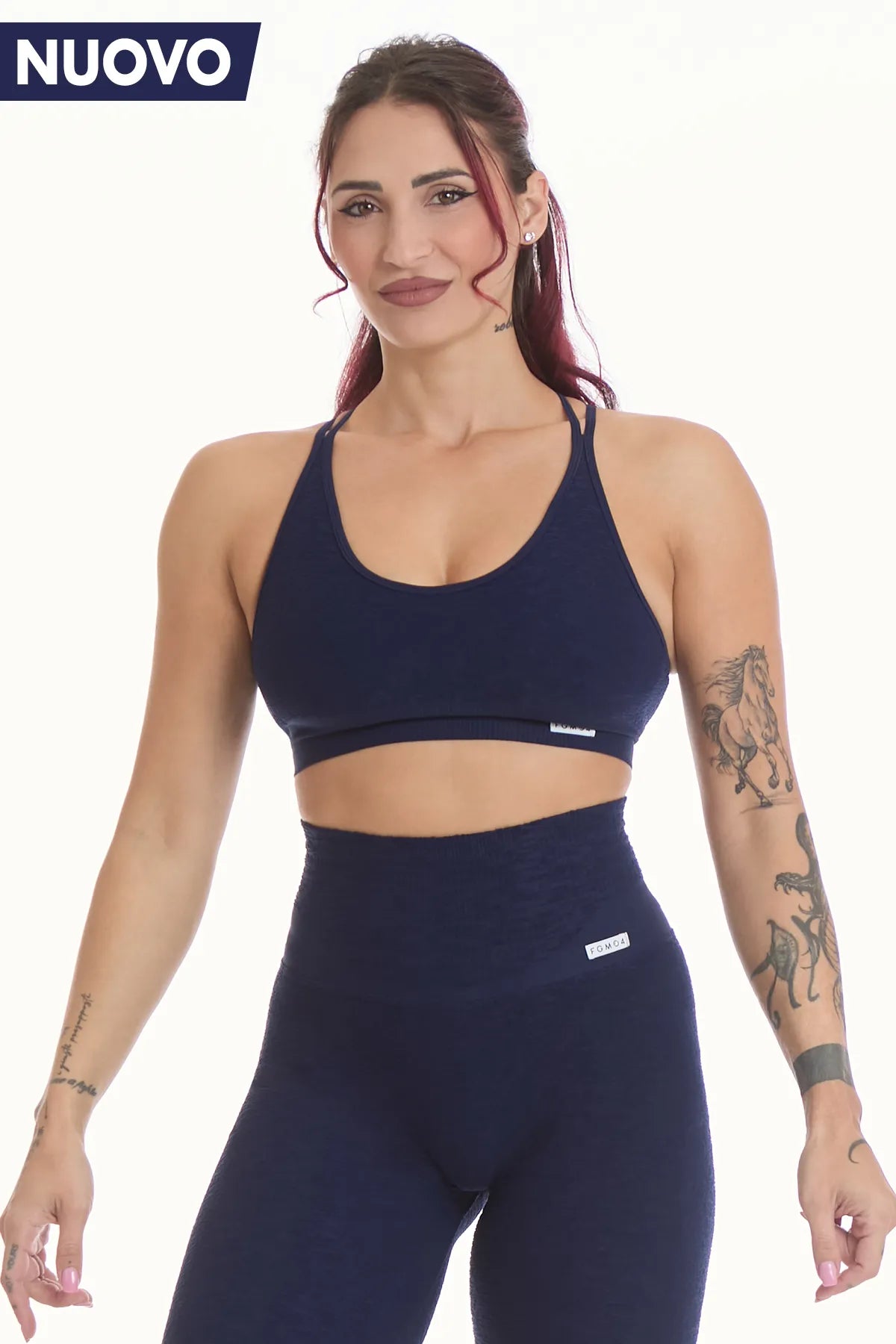 Top Materia Blu Notte - FGM04 - Maglie e Top - fgm04