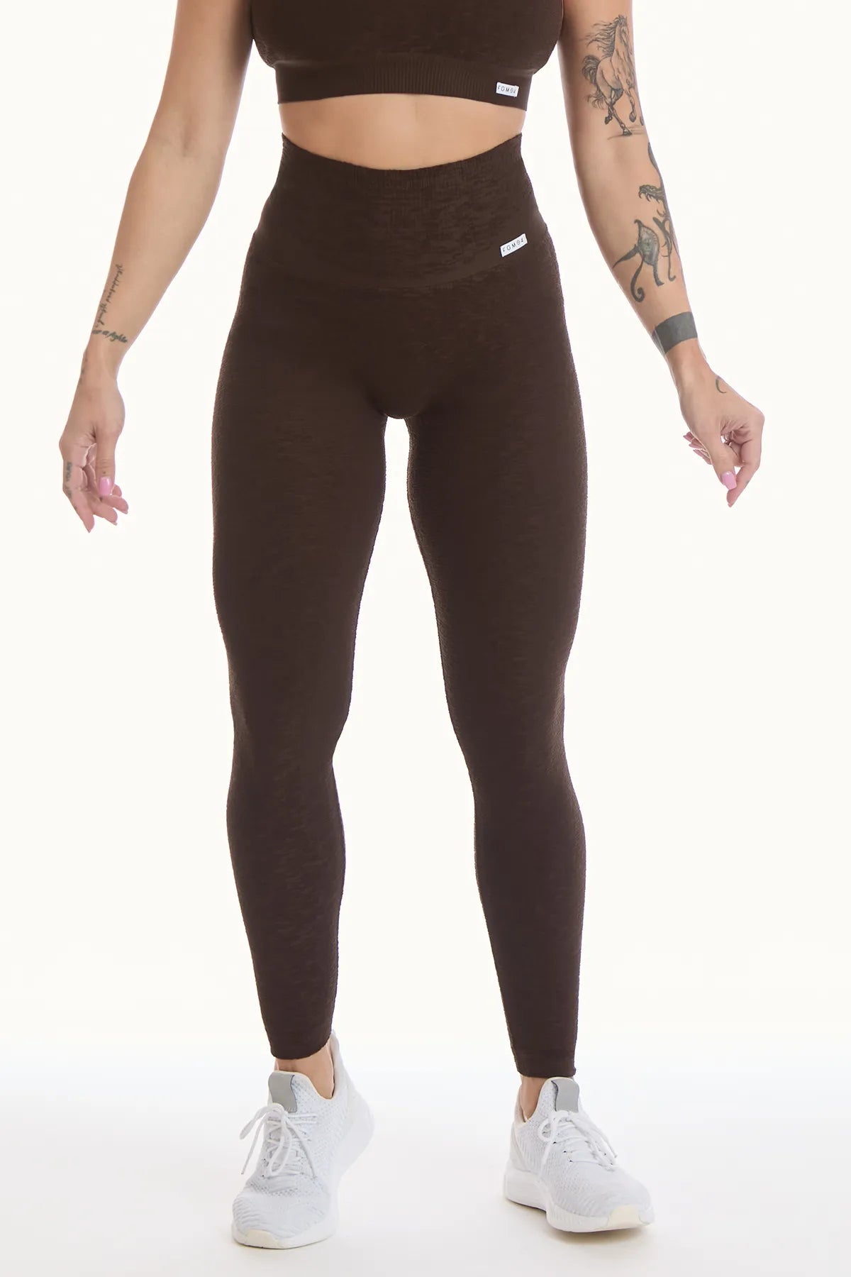 Leggings Push Up Materia Caffè - FGM04 - LEGGINGS ANTICELLULITE - fgm04