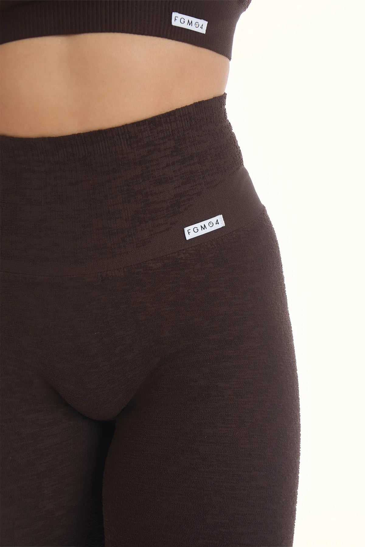 Leggings Push Up Materia Caffè - FGM04 - LEGGINGS ANTICELLULITE - fgm04
