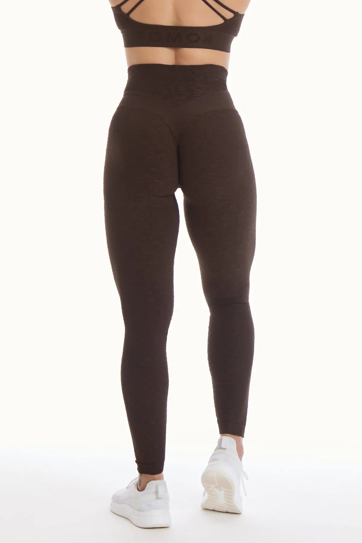 Leggings Push Up Materia Caffè - FGM04 - LEGGINGS ANTICELLULITE - fgm04