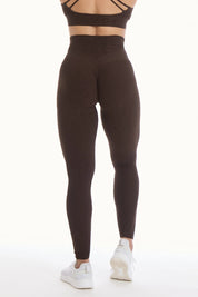Leggings Push Up Materia Caffè - FGM04 - LEGGINGS ANTICELLULITE - fgm04
