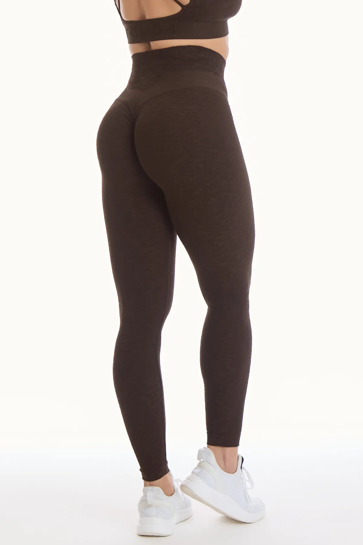 Leggings Push Up Materia Caffè - FGM04 - LEGGINGS ANTICELLULITE - fgm04