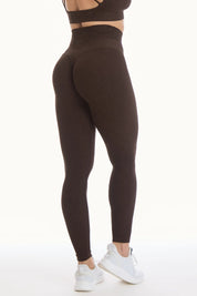Leggings Push Up Materia Caffè - FGM04 - LEGGINGS ANTICELLULITE - fgm04