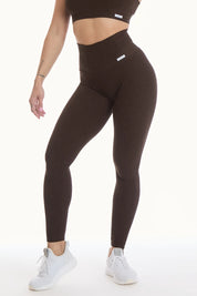 Leggings Push Up Materia Caffè - FGM04 - LEGGINGS ANTICELLULITE - fgm04