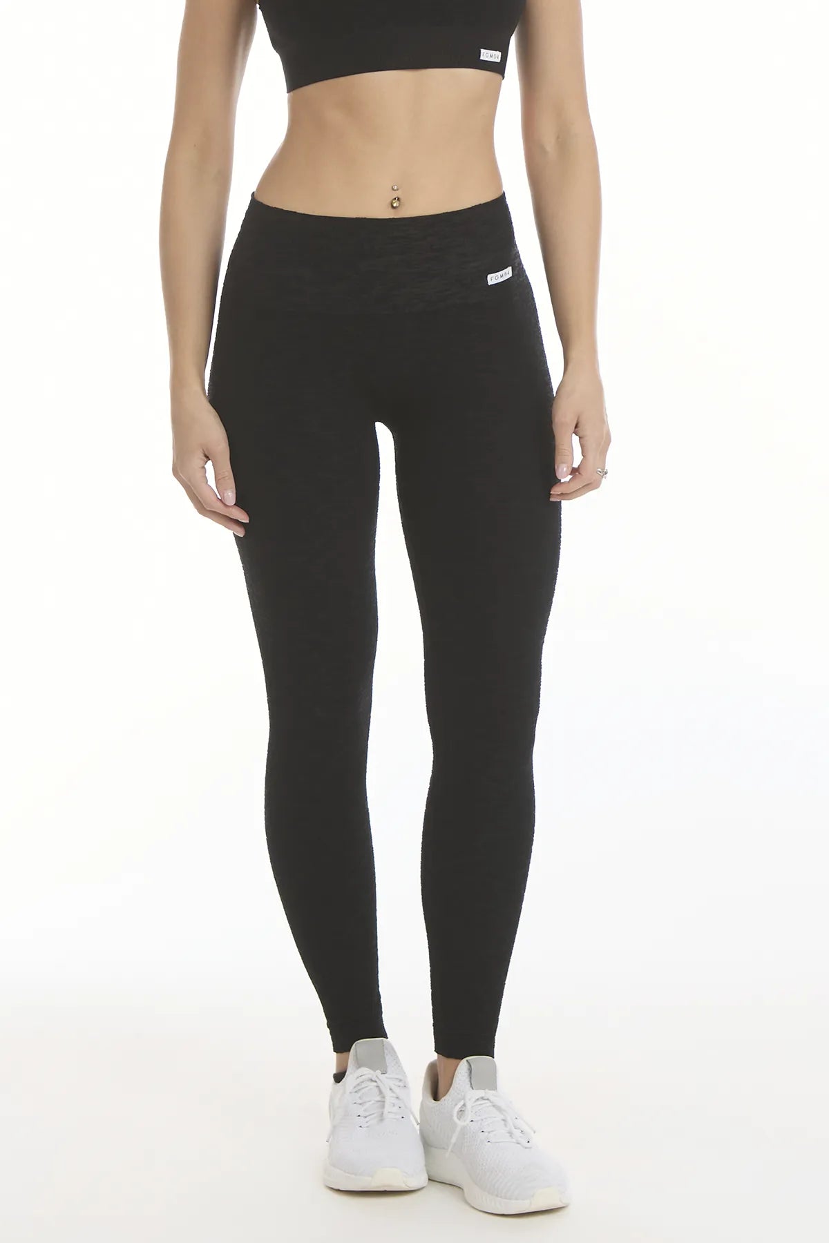 Leggings Basic Materia Nero - FGM04 - LEGGINGS ANTICELLULITE - fgm04