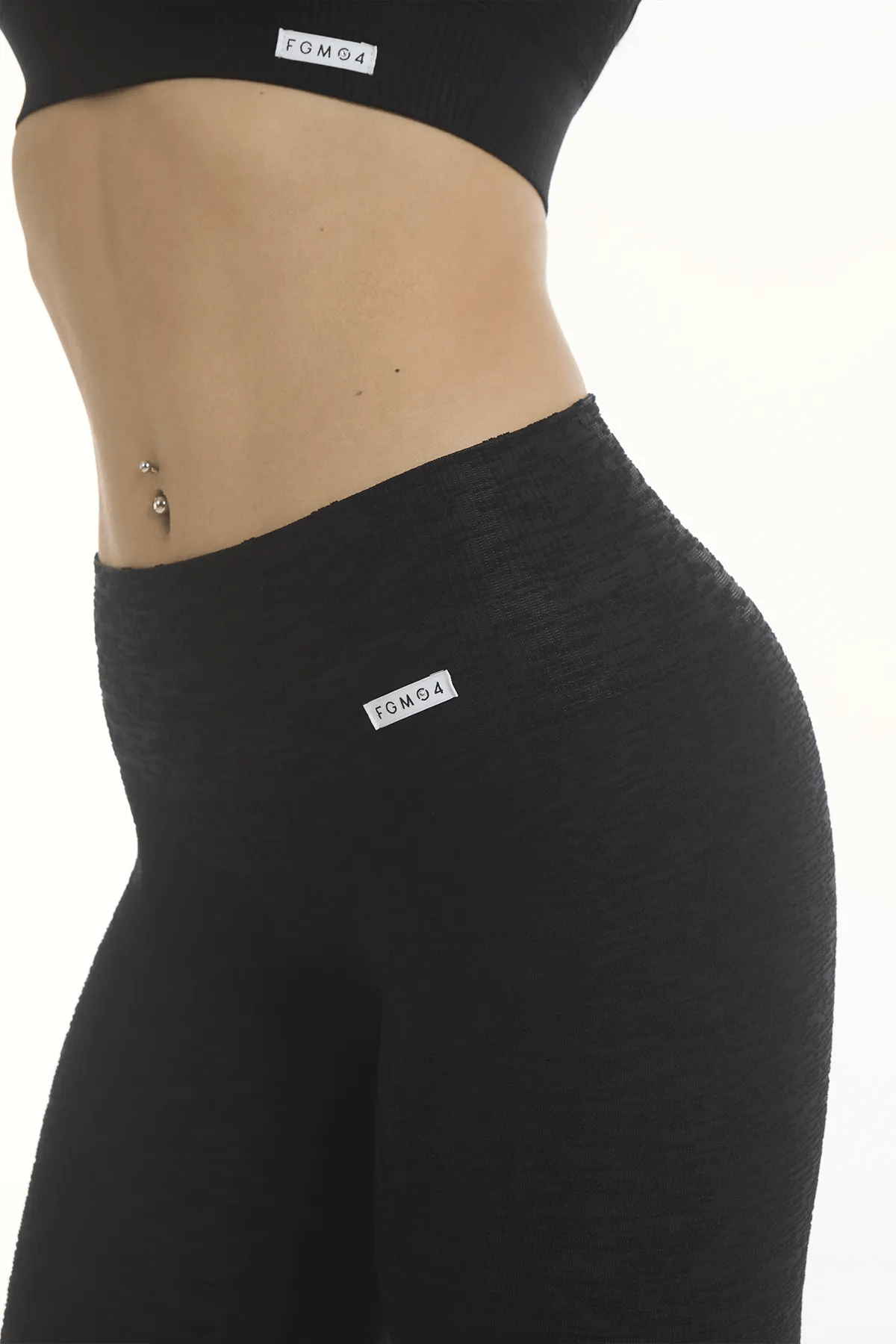 Leggings Basic Materia Nero - FGM04 - LEGGINGS ANTICELLULITE - fgm04