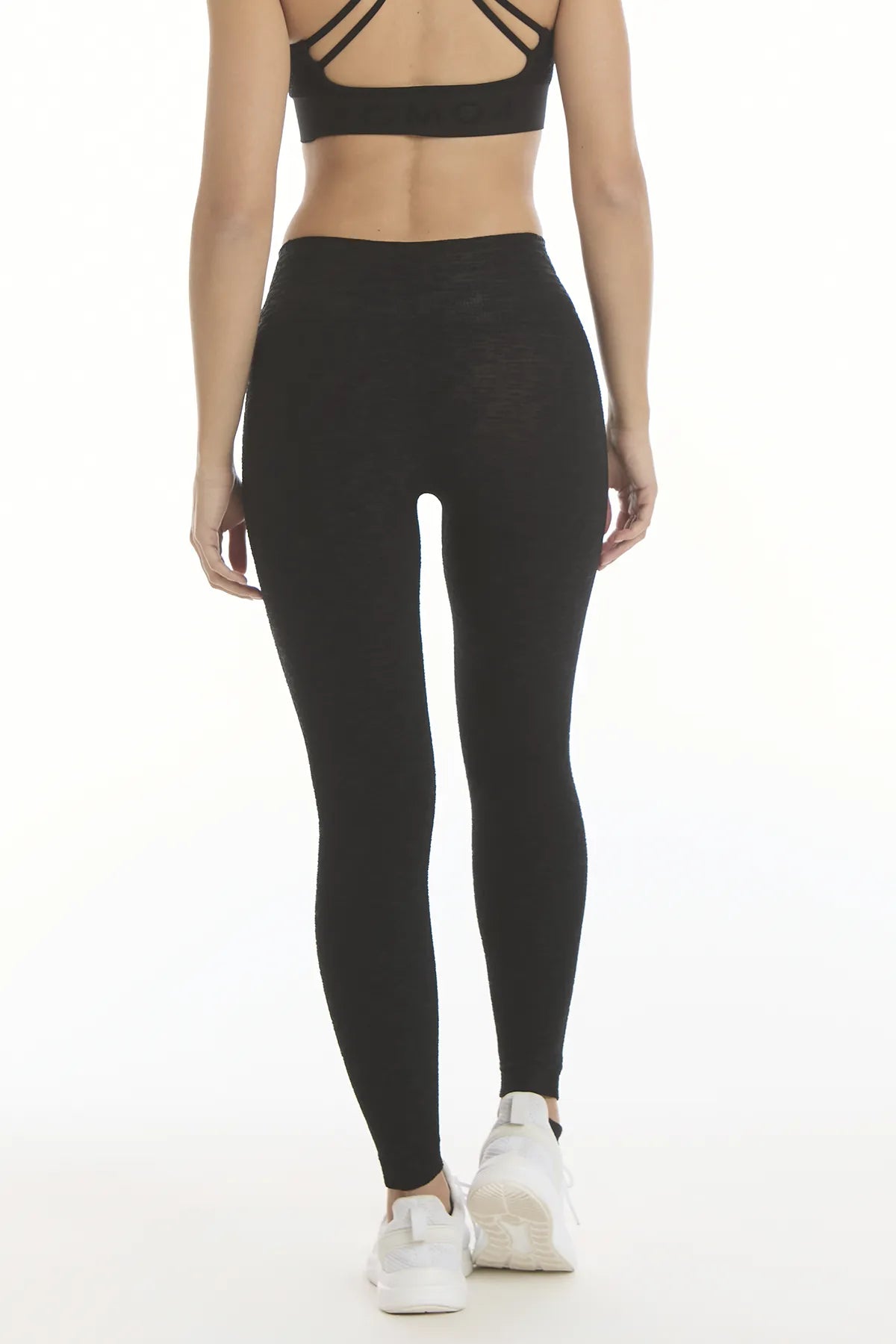 Leggings Basic Materia Nero - FGM04 - LEGGINGS ANTICELLULITE - fgm04