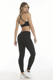 Leggings Basic Materia Nero - FGM04 - LEGGINGS ANTICELLULITE - fgm04