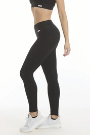 Leggings Basic Materia Nero - FGM04 - LEGGINGS ANTICELLULITE - fgm04