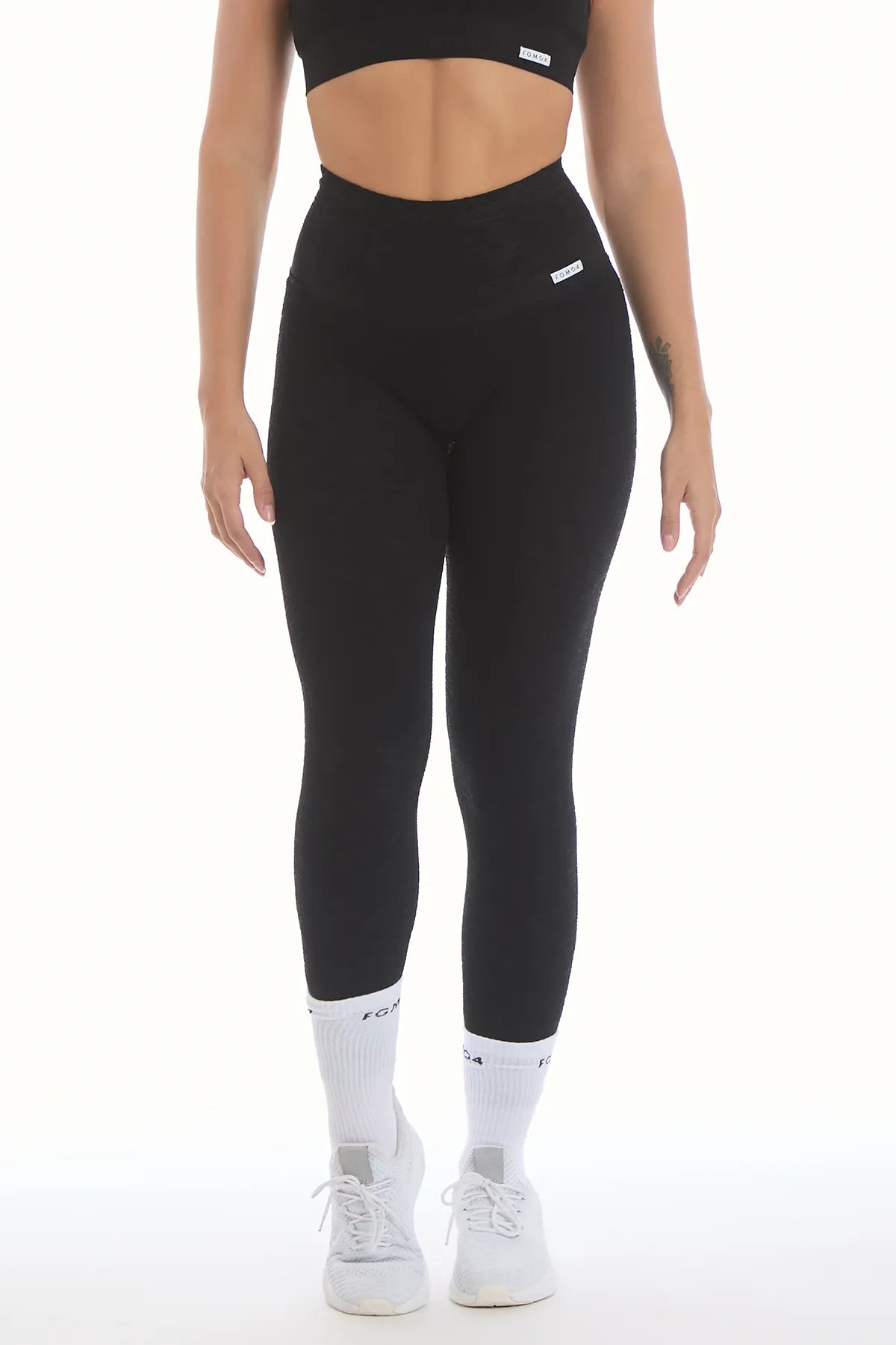 Leggings Push Up Materia Nero - FGM04 - LEGGINGS ANTICELLULITE - fgm04