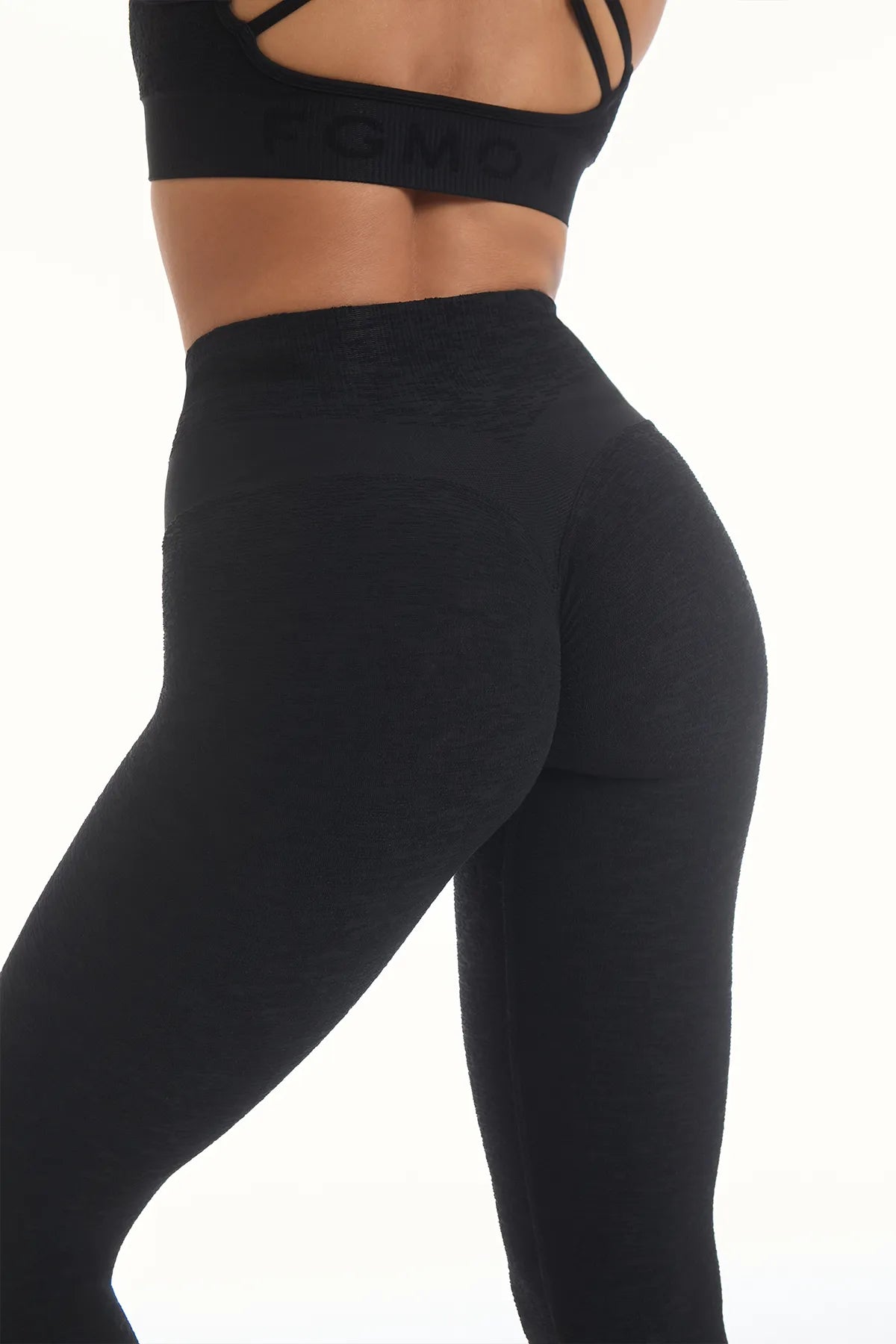 Leggings Push Up Materia Nero - FGM04 - LEGGINGS ANTICELLULITE - fgm04