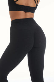 Leggings Push Up Materia Nero - FGM04 - LEGGINGS ANTICELLULITE - fgm04