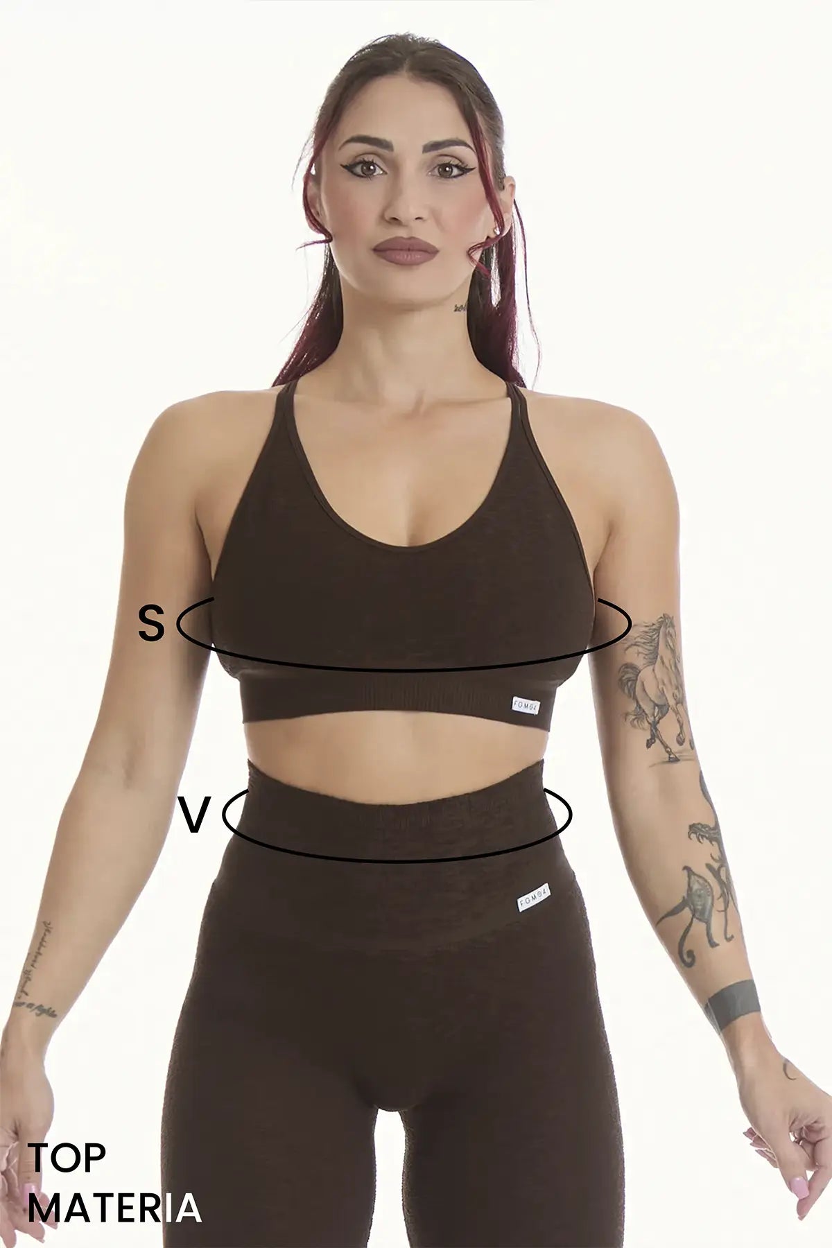 Guida alle taglie: Top Materia