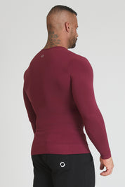 Chemise à manches longues FGM04 Sport unisexe Merlot