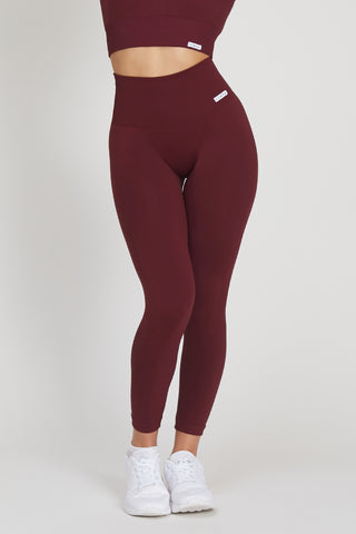 Leggings Nikita Basic Fascione Alto Merlot - FGM04 - LEGGINGS ANTICELLULITE - fgm04