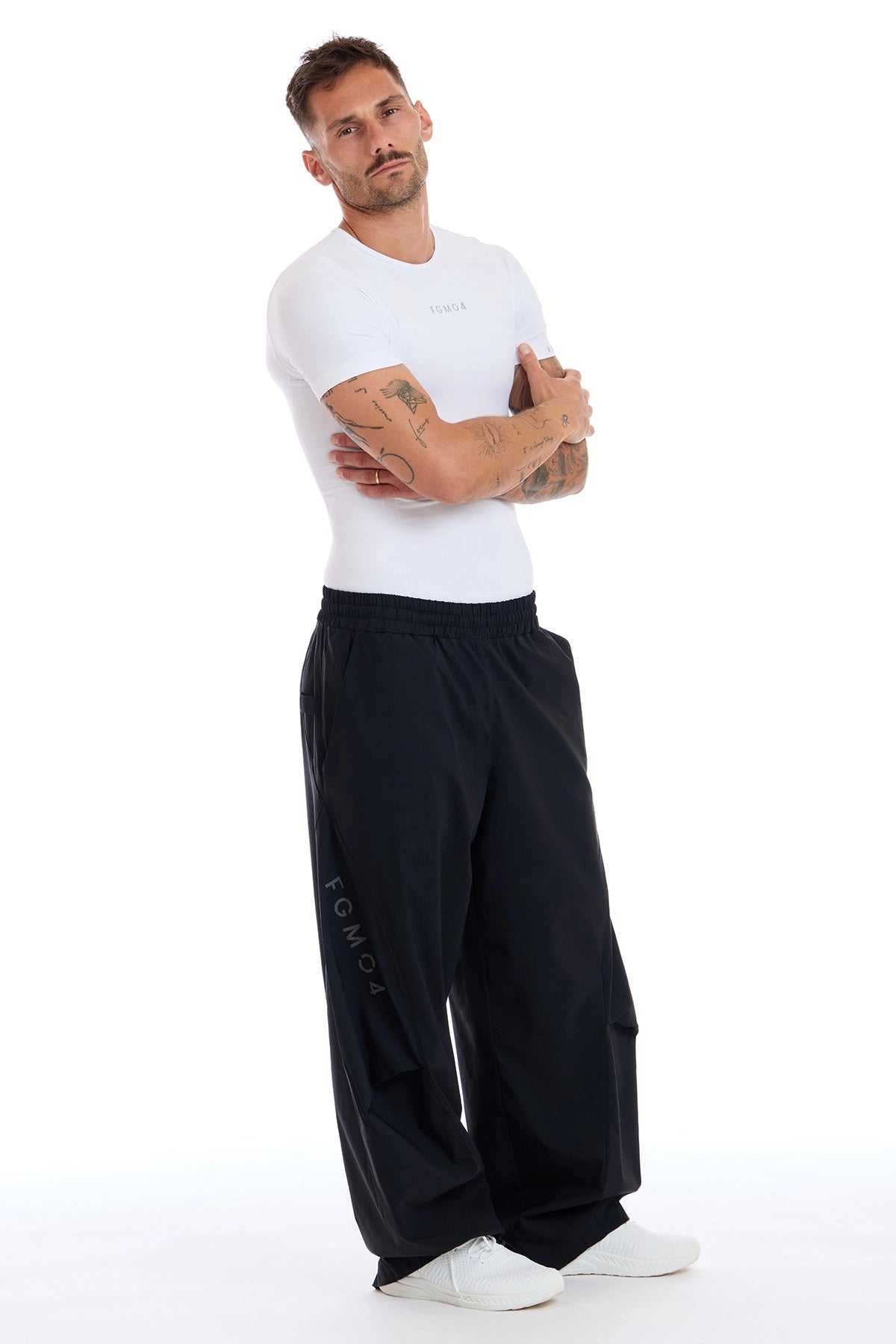 Pantalone Baggy Origami Uomo Nero