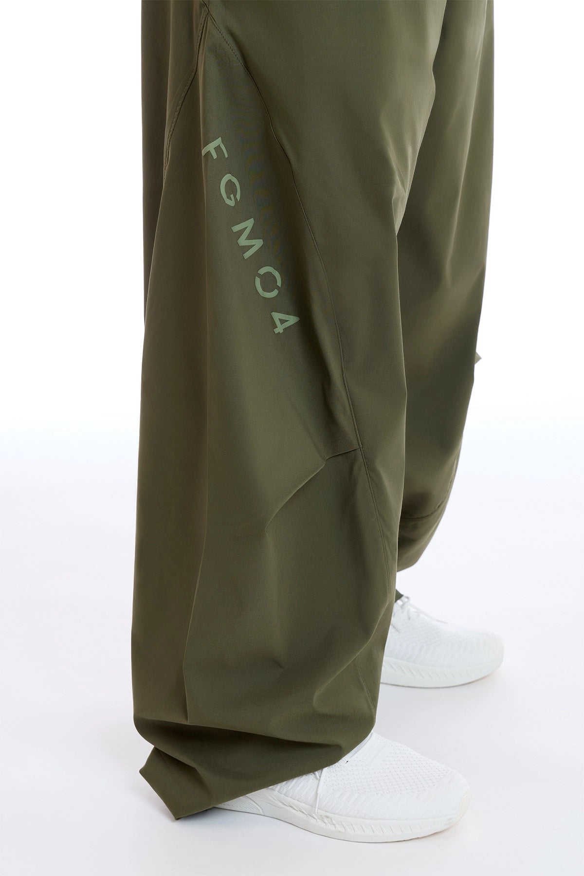 Pantalone Baggy Origami Uomo Verde Militare