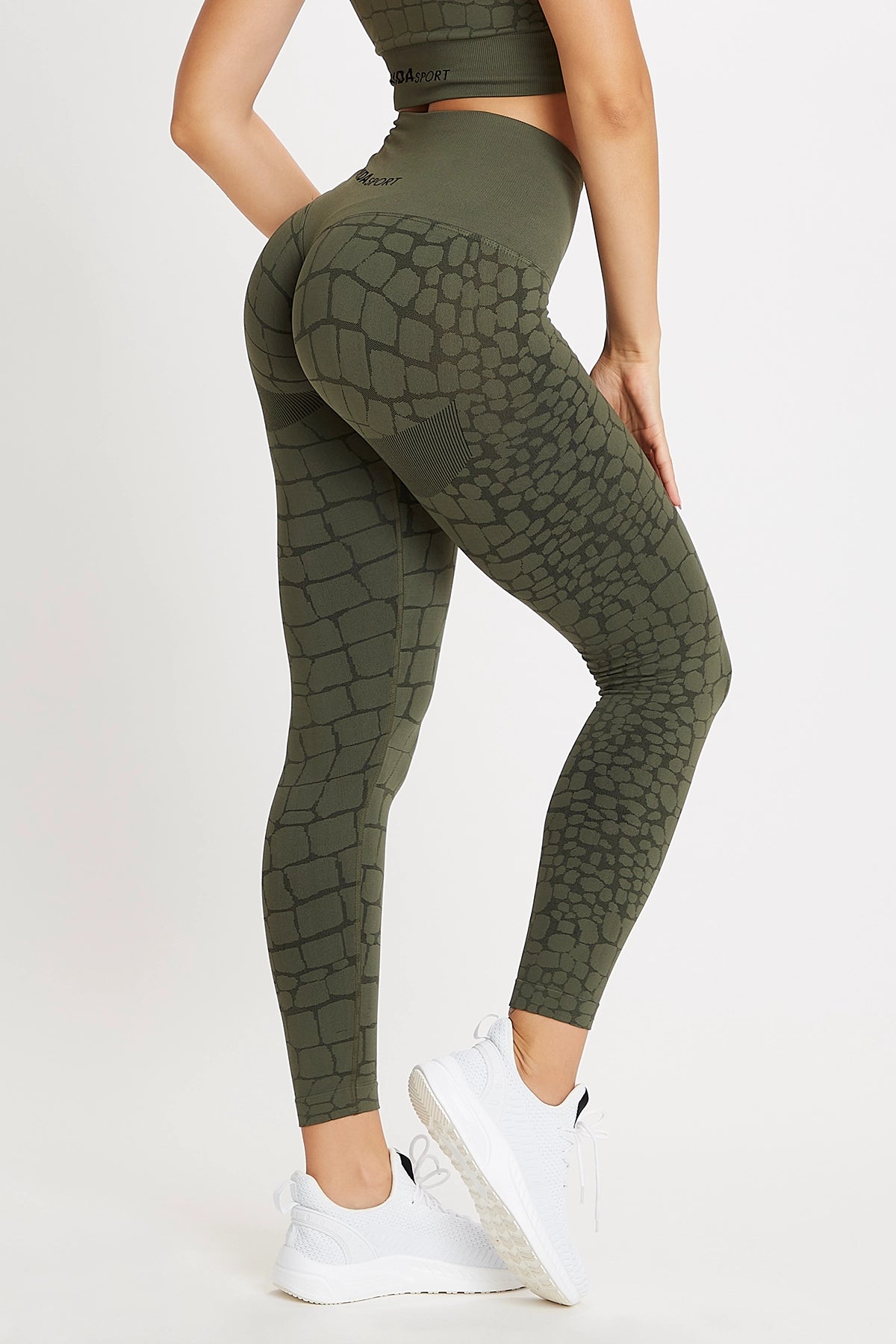 Leggings All-up Cocco Verde - FGM04