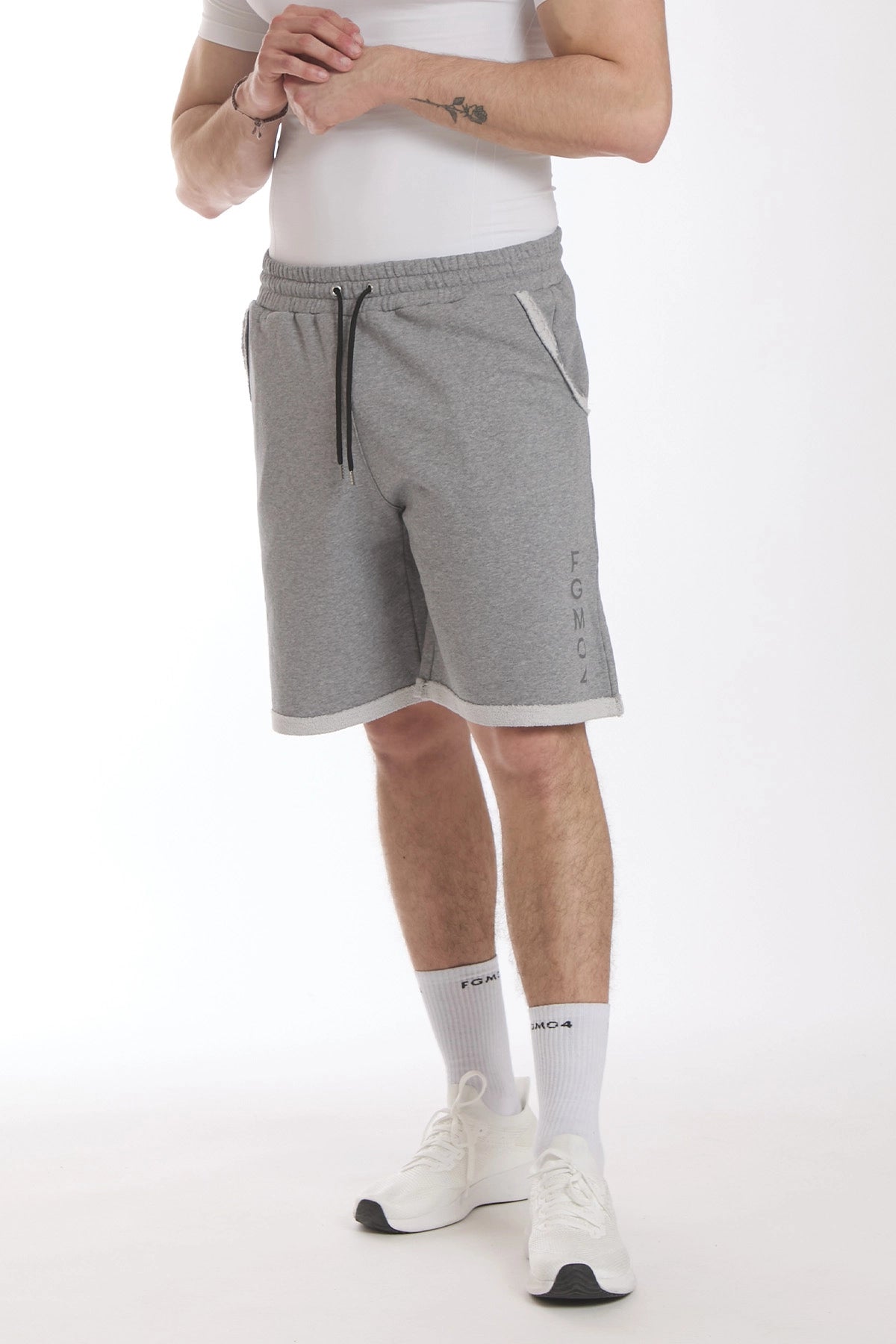 Shorts Uomo Ikonic Grigio Chiaro - FGM04 - Linea Ikonic Uomo - fgm04
