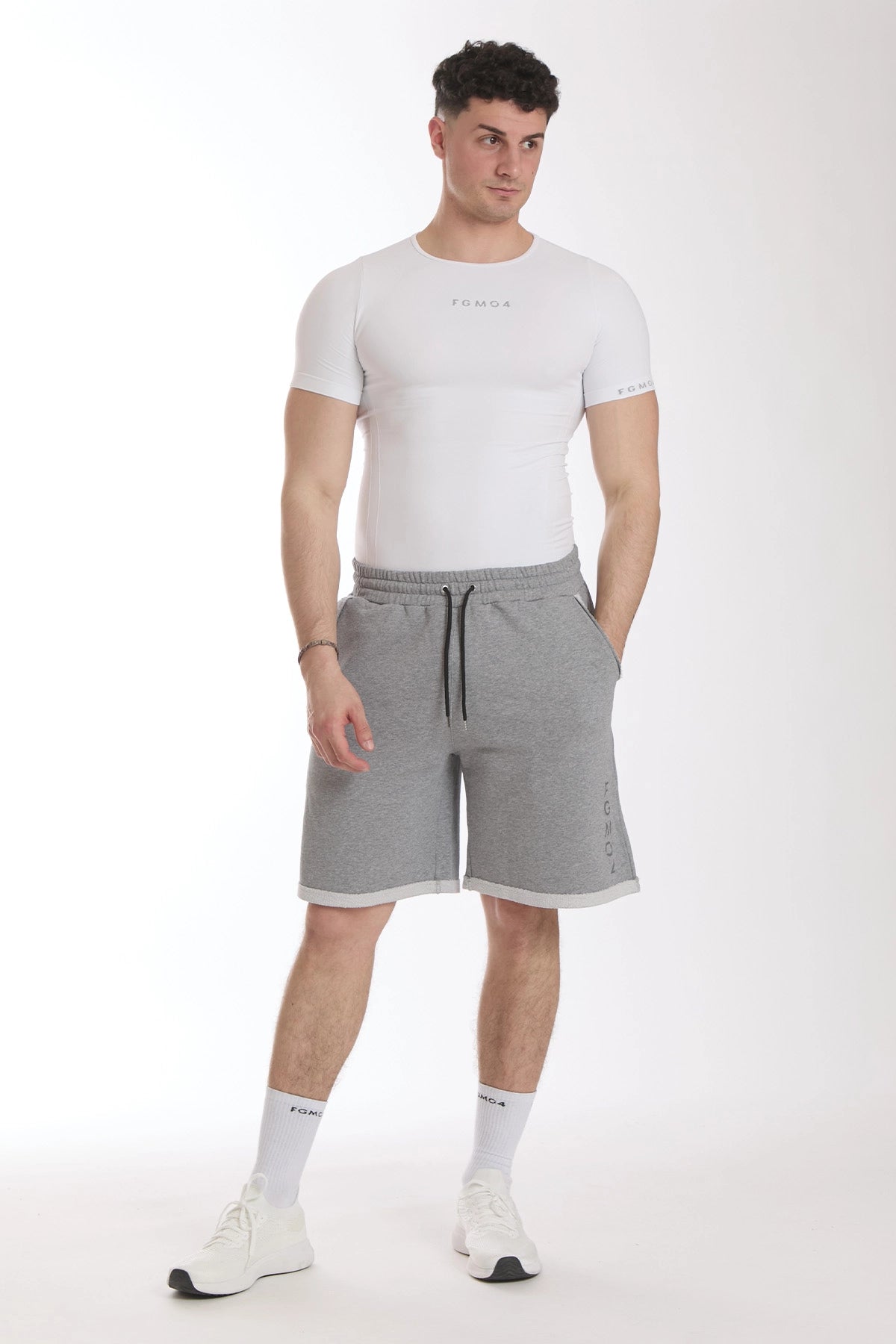 Shorts Uomo Ikonic Grigio Chiaro - FGM04 - Linea Ikonic Uomo - fgm04