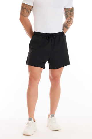 Shorts Running Pro Uomo Nero - fgm04 - Linea Ikonic Uomo - fgm04