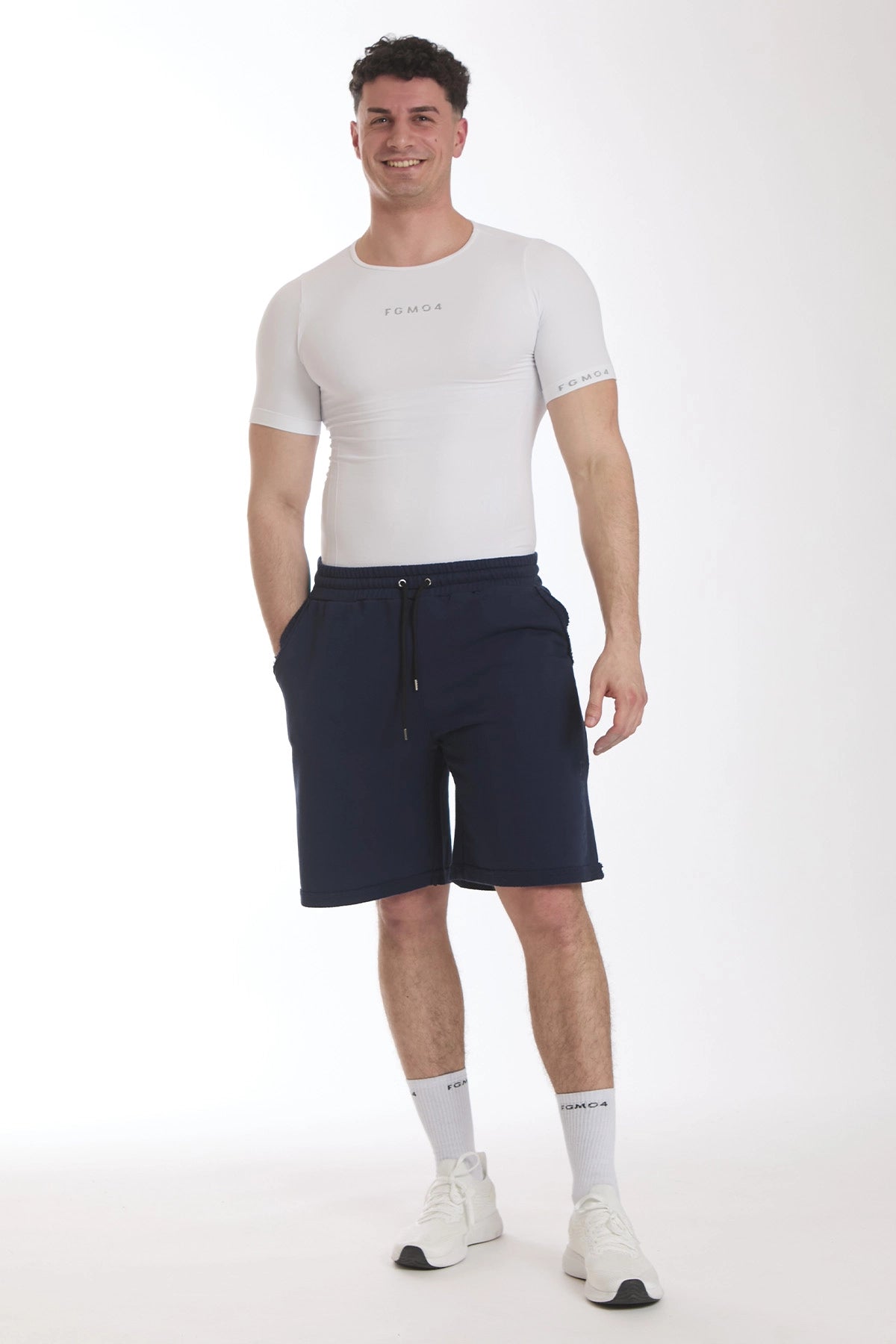 Shorts Uomo Ikonic Blu Notte - FGM04 - Linea Ikonic Uomo - fgm04