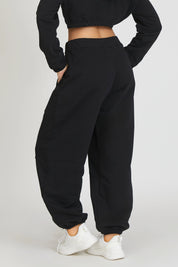 Jasmine Women's Oversized Jogger Pants Black