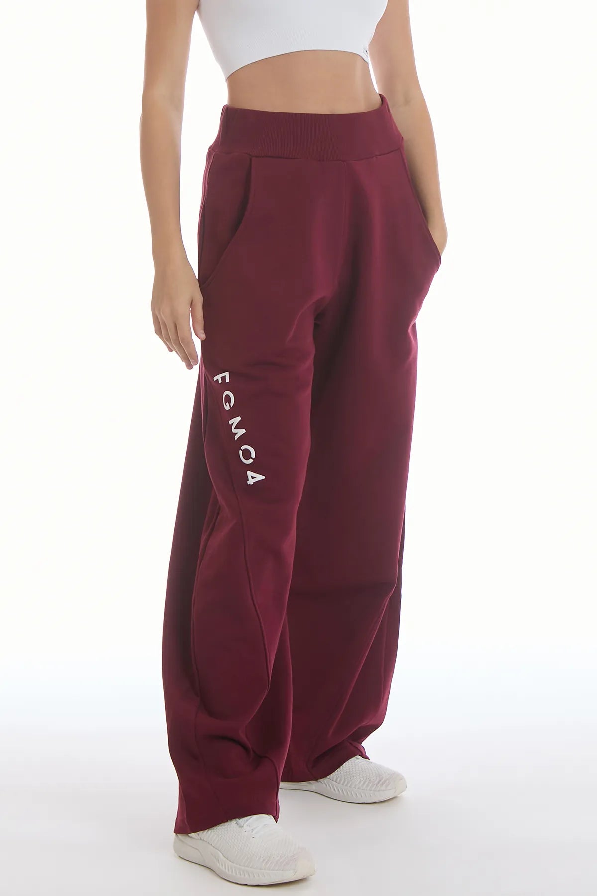 Pantalone Baggy Ikonic FW 25 Prugna - FGM04 - Linea Ikonic - fgm04